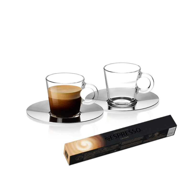 Nespresso - VIEW espresso kopjes & 10 capsules