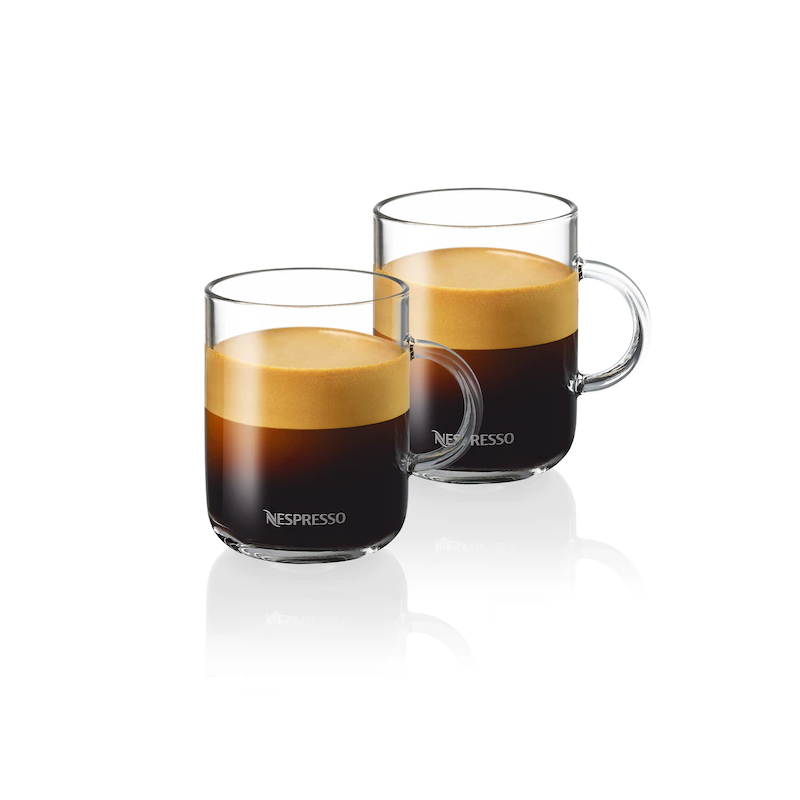 Nespresso - Glazen koffie mokken