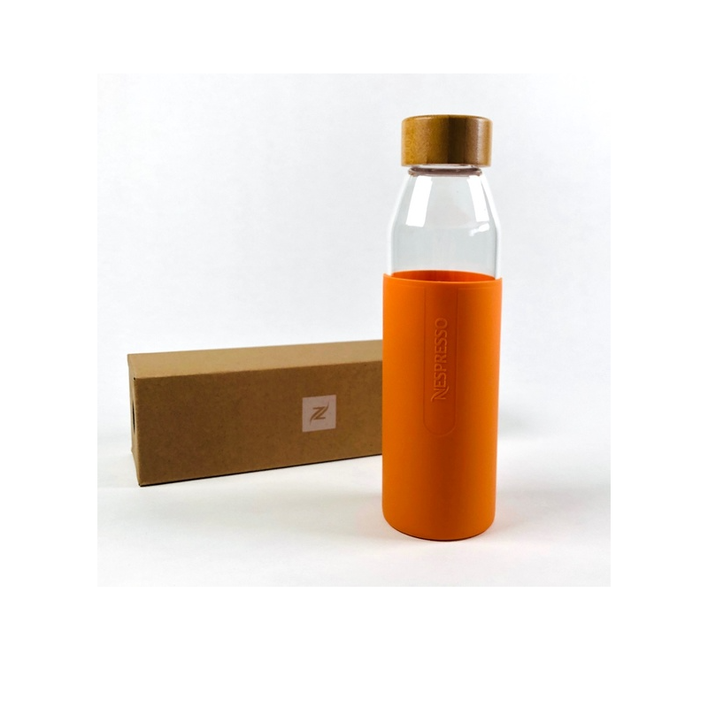 Nespresso - Glazen waterfles - Orange