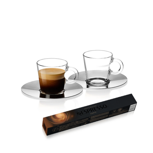 Nespresso - VIEW espresso kopjes & 10 capsules