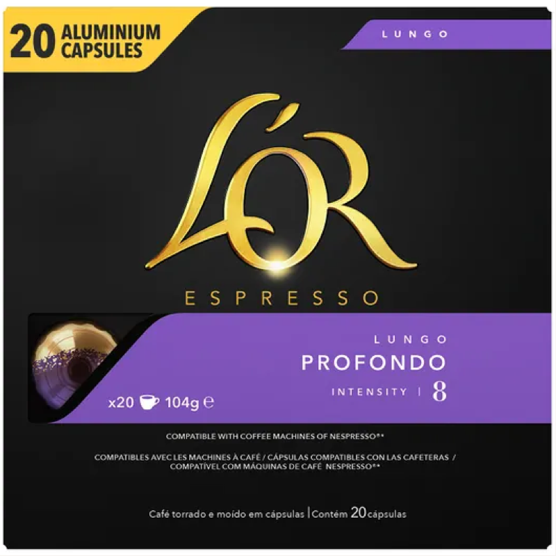 L'OR capsules - Espresso lungo profondo
