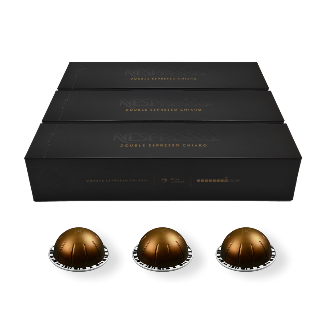 Nespresso Vertuo capsules - Double Espresso Chiaro